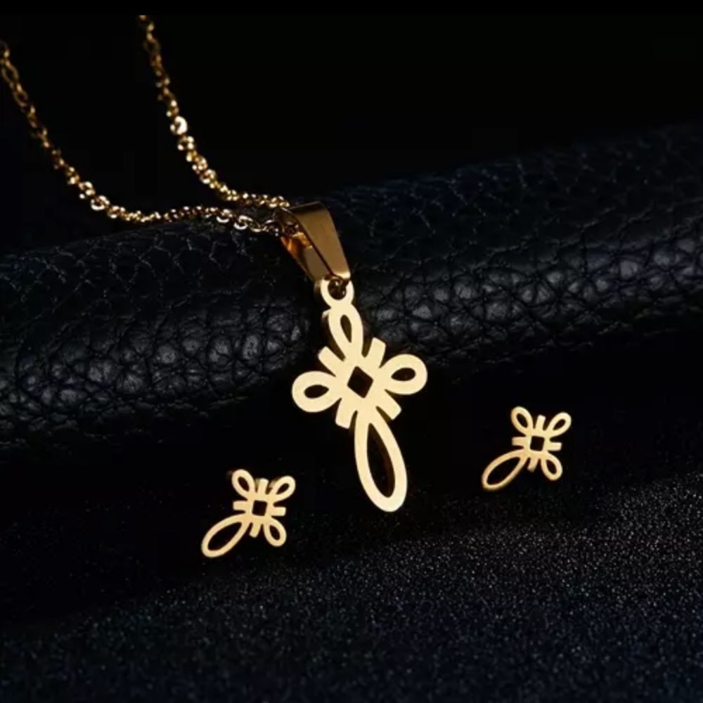 Cross Set -Stainless Steel-
